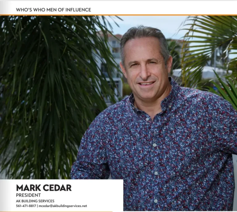 mark cedar president ak building services south florida