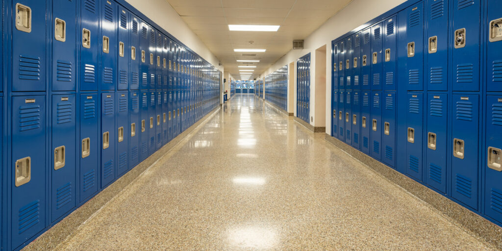 Cleaning Schools Results with shiny floors